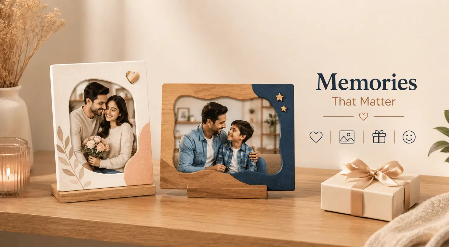 photo frame gifts banner mobile