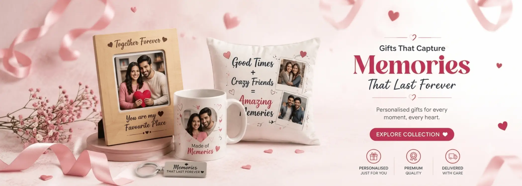 photo frame gifts desk banner