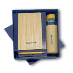 3 in 1 Combo Set Bamboo Pen, Diary and Bottle - Image 2
