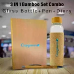 3 in 1 Combo Set Bamboo Pen, Diary and Bottle - Image 3