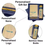 3 in 1 Combo Set Bamboo Pen, Diary and Bottle - Image 4