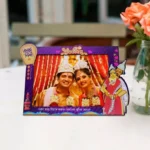 Best Custom Bengali Wedding Couple Photo Frame (Size: A6)