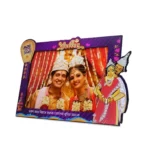 Best Custom Bengali Wedding Couple Photo Frame (Size: A6) - Image 5