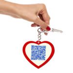 Best Valentines Gifts Customised QR Keychain- Scan to Read - Image 6