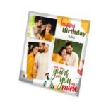 Birthday Gift for Girl Friend on Printable Glass (19.5x19.5cm) - Image 3