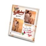 Birthday Gift for Wife on Printable Glass (19.5x19.5cm) - Image 4