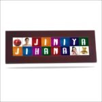 Custom Printable Name Board Framed in Wood - Image 2
