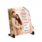 Custom Printable Photo Stone Plaque with Favourite Song - Image 3