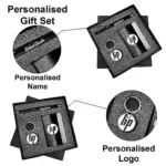 Customised 3 in 1 Combo Set Black Pen, Keychain & Cardholder - Image 5