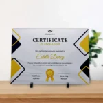 Customized Printed Glass Plaque (15.6×11.25)