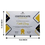 Customized Printed Glass Plaque (15.6×11.25) - Image 2
