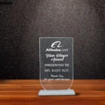 Elite Personalised Economic Glass Mementos