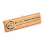 Full HD Color Personalised Wooden Name Plate 12 x 3 inches - Image 4