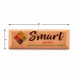 Full HD Color Personalised Wooden Name Plate 9 x 3 inches - Image 3