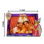 Personalised Bengali Wedding Couple photo Frame (Size: A5) - Image 2