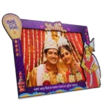 Personalised Bengali Wedding Couple photo Frame (Size: A5) - Image 3