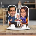 Personalised Caricature for Dinner Date Couple