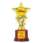 Premium-Quality Custom Corporate Golden Star Trophy ( Size: 22.23 cm) - Image 2