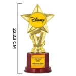 Premium-Quality Custom Corporate Golden Star Trophy ( Size: 22.23 cm) - Image 3