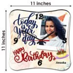 Wall Clock Personalised for Female Friend Birthday (11'x11') - Image 2